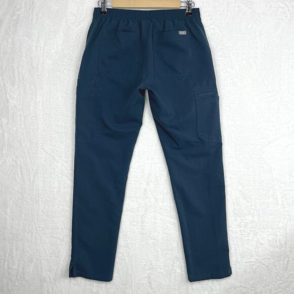 Figs Scrub Set Dark Harbor Casma Scrub Top XXS Figs Yola Skinny Scrub Pants XSP - Picture 3 of 16